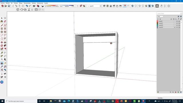 DISEÑO DE MUEBLE ALTO DE COCINA EN SKETCHUP смотреть онлайн