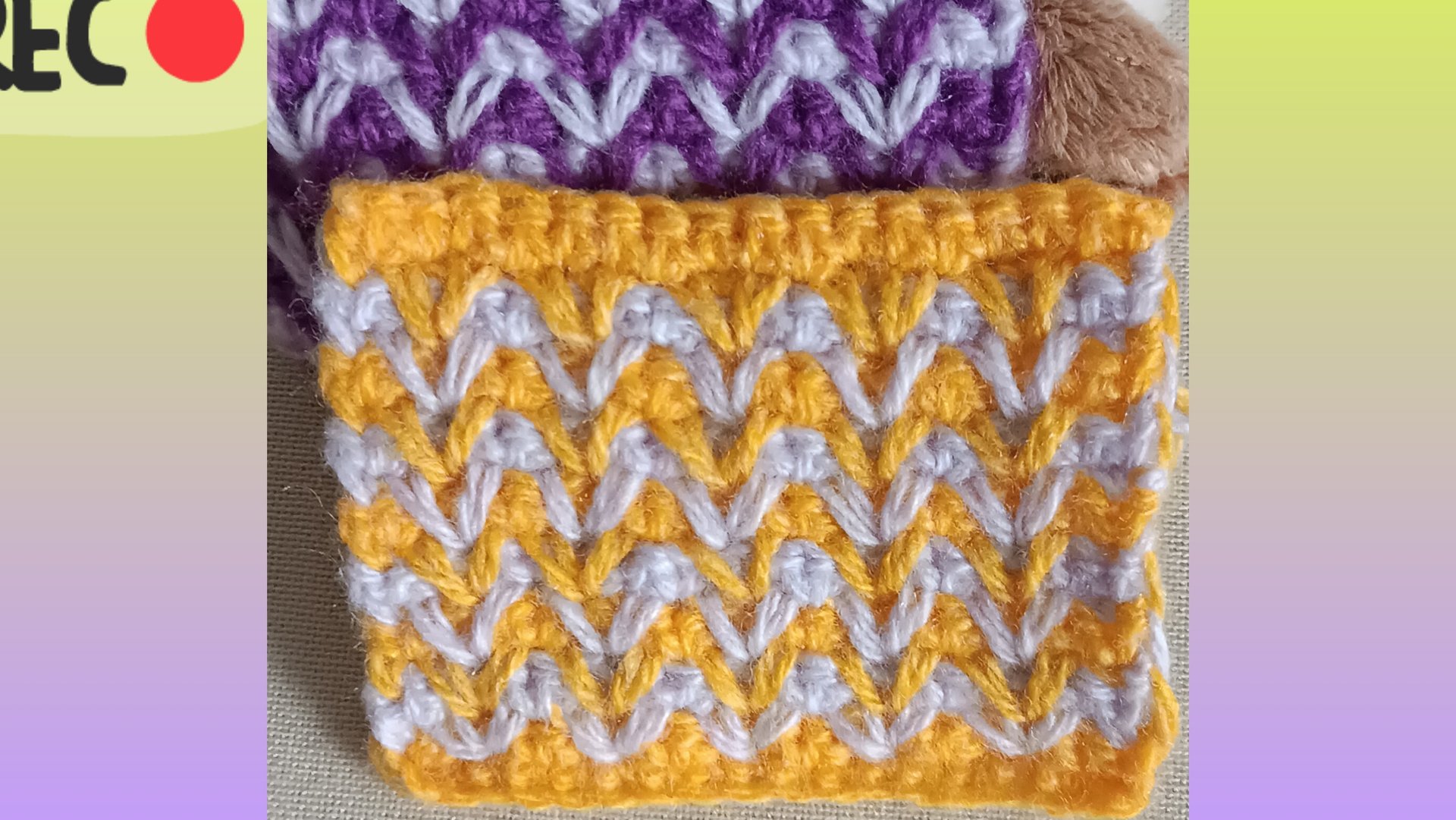 Узор крючком просто и красиво