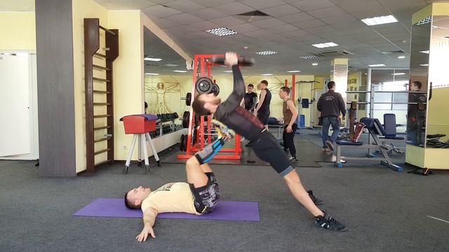 Жим ногами. Функциональный тренинг. Functional training.