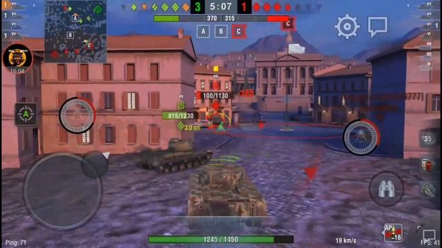 World of Tanks Blitz - Black Prince Game Play смотреть онлайн