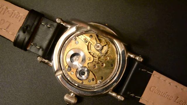 42mm Rolex antique military WW1 men’s trench watch bubble back 925 silver смотреть онлайн