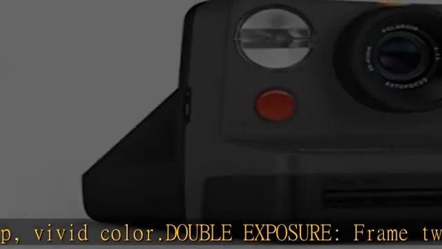 Polaroid Originals Now I-Type Instant Camera - Black (9028)