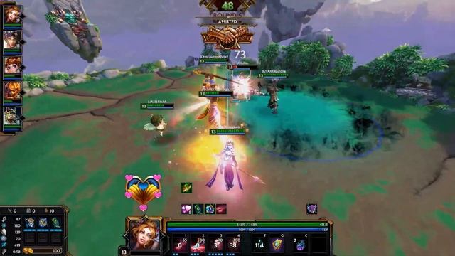 Smite Aphrodita + Ulqu1orra Xiang tian mountain round 8 смотреть онлайн