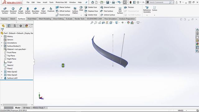 SOLIDWORKS TUTORIAL | DESIGN VASE смотреть онлайн