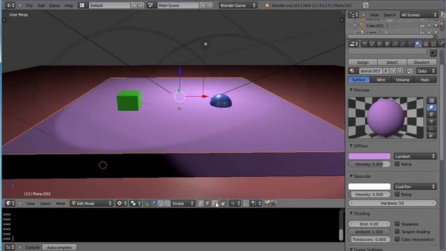 Blender 2.6 Tutorial - Game Engine Physics - Part 2 смотреть онлайн