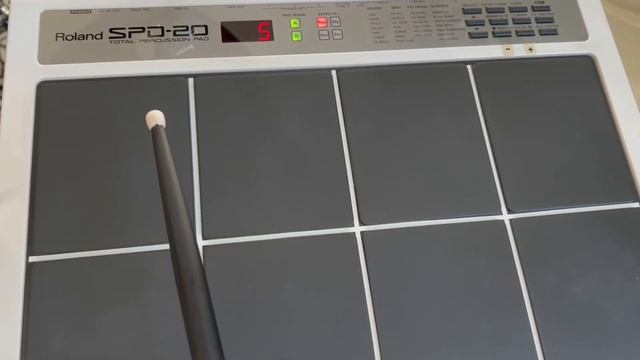 Roland SPD-20 Percussion Pad, Discussion/Sound Demo, Hi-Tech Electronic Drumming, Played Through QS смотреть онлайн