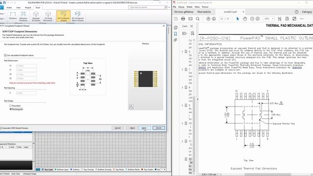 SOLIDWORKS PCB - Kreatory elementów bibliotecznych смотреть онлайн