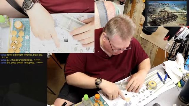 German Panther Ausf.G, 1/35, By Meng. Part 2.