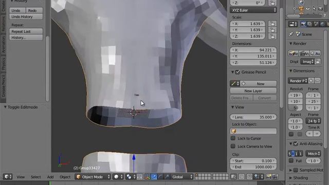 0801 Modeling I Blender (Designing a ball socket for a action figure) смотреть онлайн