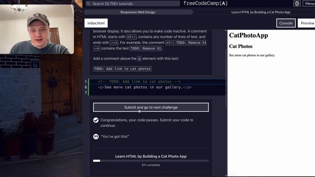 Freecodecamp / HTML / Step 1 ~ 11 смотреть онлайн