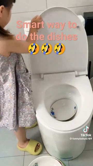 @what can you do as a parent when you see your child do this with your toilet🤣🤣🤣 смотреть онлайн