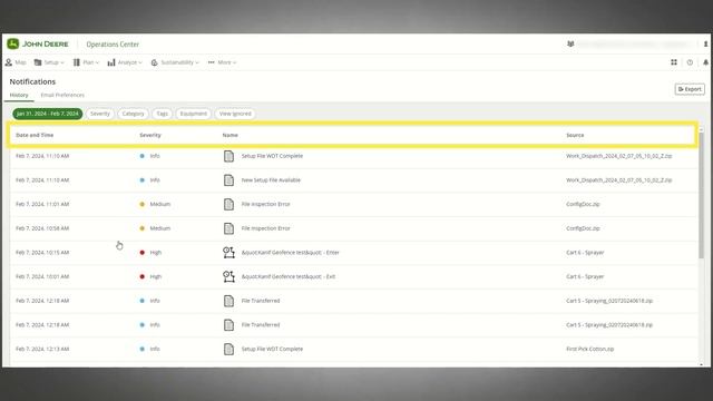 How to Use Notifications Center | John Deere Operations Center™ смотреть онлайн