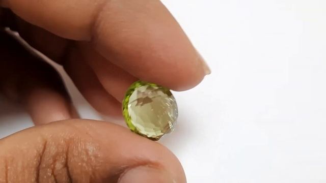5.67 Carat Peridot Certificate No. AK2106150124