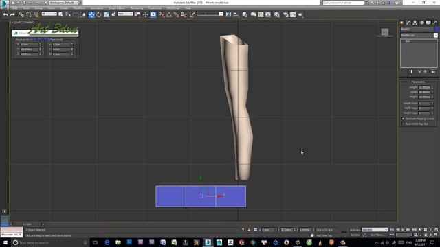 3Ds Max Model low polygon смотреть онлайн