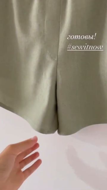 Из летнего, сшила шорты изо льна #sewitnowсамуи смотреть онлайн