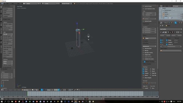 Blender IBeam Modeling with Mirror Modifier смотреть онлайн