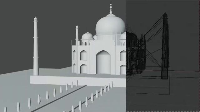 Taj mahal 3d model breakdown смотреть онлайн