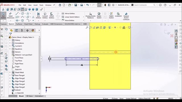 How To Create Sheet Metal - Candle Holder in SolidWorks смотреть онлайн