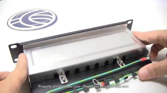 RackMatic TENRack Patch-Panel 10" 8-Port RJ45 Cat.6 FTP 1U distribuido por CABLEMATIC ® смотреть онлайн