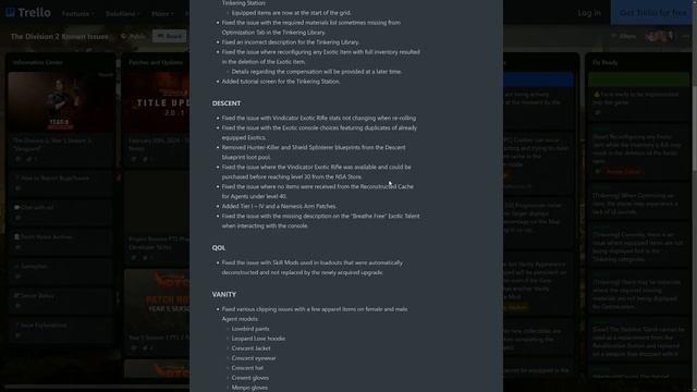 TU 20.1 PATCH NOTES ARE HERE! #TheDivision2 смотреть онлайн