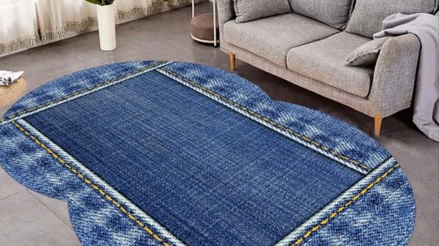 DIY Идея_ преобразим Старые Джинсы в стильные коврики для дома смотреть онлайн
