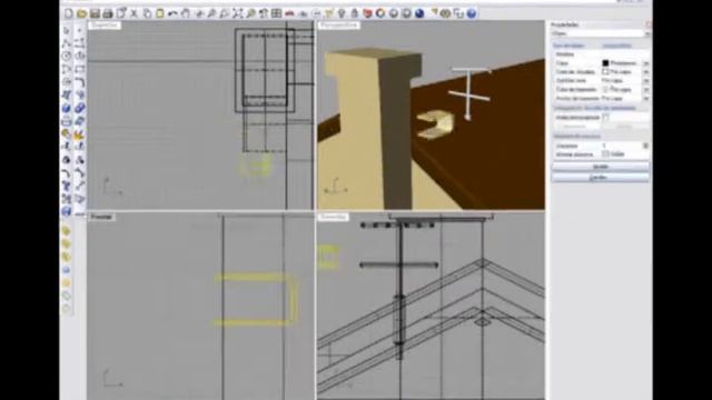 Modelado Casa Simpsons 3D Rhinoceros 4.0 смотреть онлайн