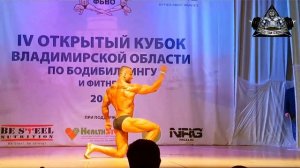 Гончаров Олег - Выступление в категории 90+кг. Кубок Владимирской области по бодибилдингу 23.03.201