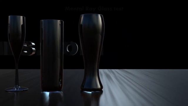 3ds Max: Mental Ray, Glass Test