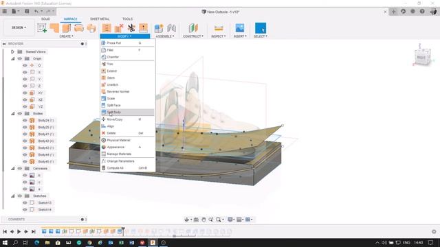 3D footwear design for the Fusion 360 смотреть онлайн