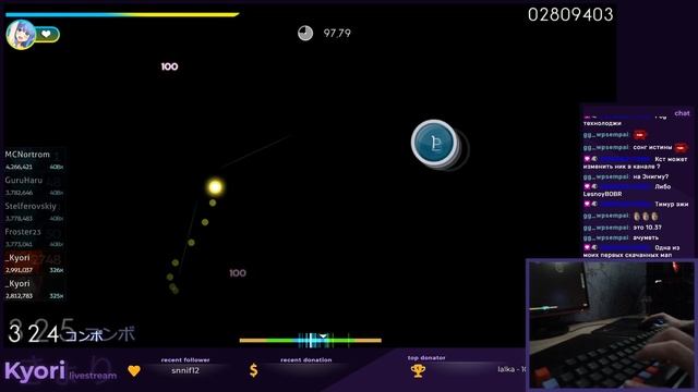[osu!] Bianka AKA Kralya - Poshli vy v zhopu! [Insane] +HD,DT 97.98% FC 396pp #8 смотреть онлайн