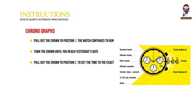 Invicta Quartz Automatic Wind Watches User Manual and Care Guide смотреть онлайн