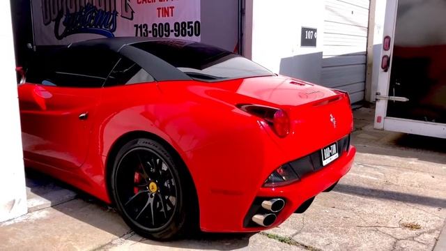 Ferrari California Roof Wrap ! | The FIRST Ferrari I Work On ! смотреть онлайн