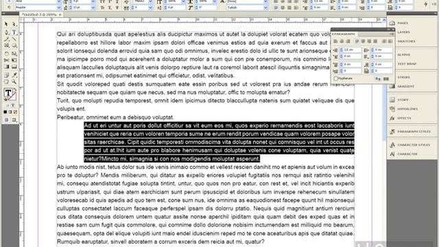 Adobe Indesign CS4 6. Bölüm Metinlerle Çalışmak ( Paragraf Paneli ) смотреть онлайн