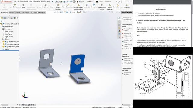 SolidWorks CSWA Workshop 4