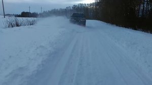 Отвал для снега на Toyota Land Cruiser