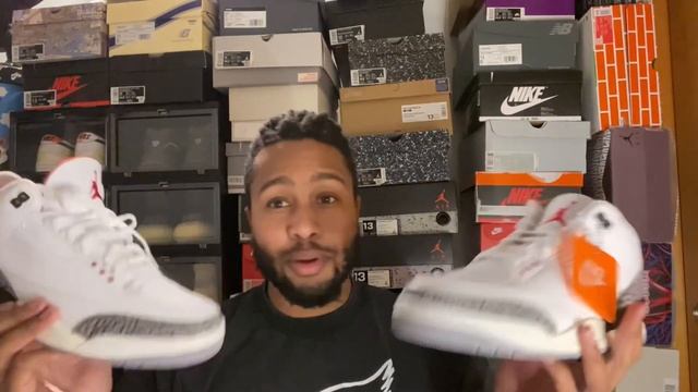 Early Look at Air Jordan 3 Reimagined “White Cement” - On Foot Review and Sizing Guide- Option B смотреть онлайн