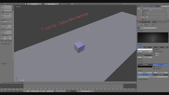 Blender Tutorial : Subsurface Scattering