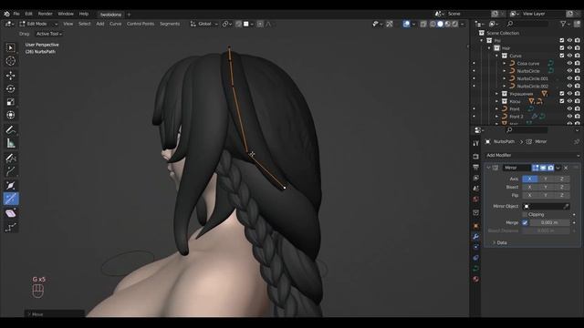 [#3] Character Modeling in Blender - Hair With Curves смотреть онлайн