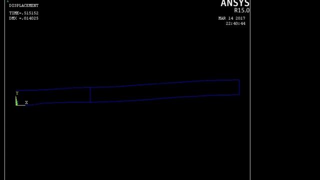 ansys 2D frame dynamic analysis (joint connection in one beam) 2 смотреть онлайн