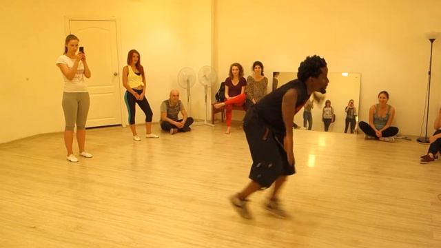Afro and Dancehall workshops by Karuk Gregoire @ Moscow (2014) смотреть онлайн