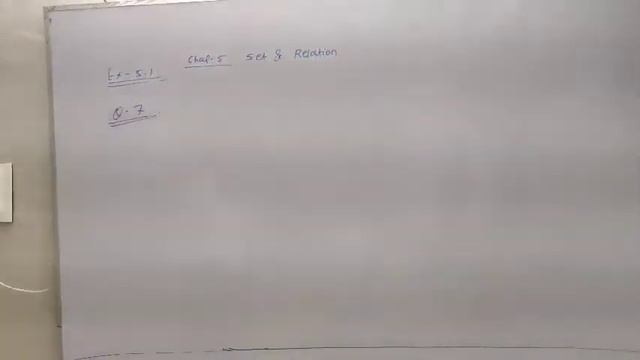 Set And Relation