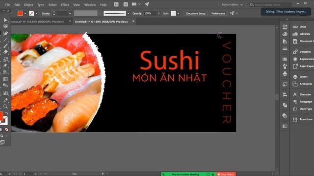 Bài 7 Illustrator itplus | Cách thiết kế Voucher bằng Brush смотреть онлайн