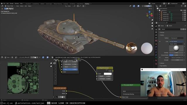 Blender Nodes Tutorial | Changing Colors Instantly (Arijan) смотреть онлайн