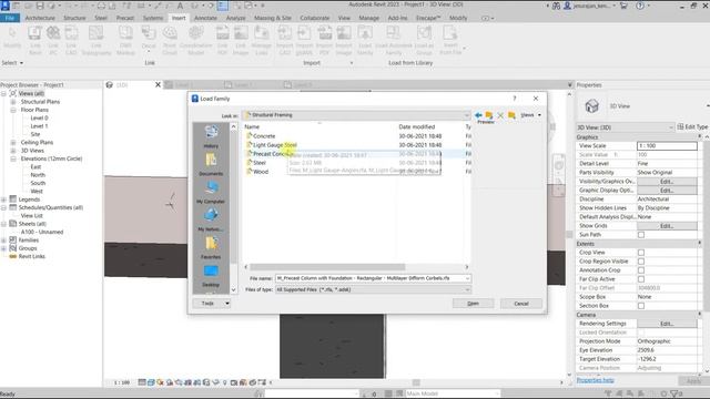 Remove Unwanted Gap between the Column and Beam in Revit. смотреть онлайн