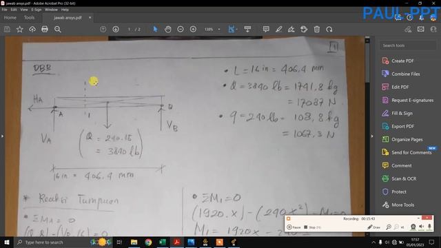 Bandingkan Hasil Manual Dengan Software | Ansys Static Structural смотреть онлайн