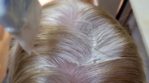 Рецепт окрашивания 100% седины.