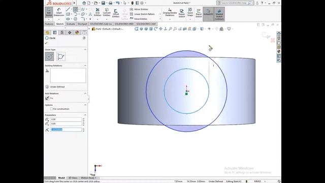 Học Vẽ 3D Cơ Bản Solidworks 8