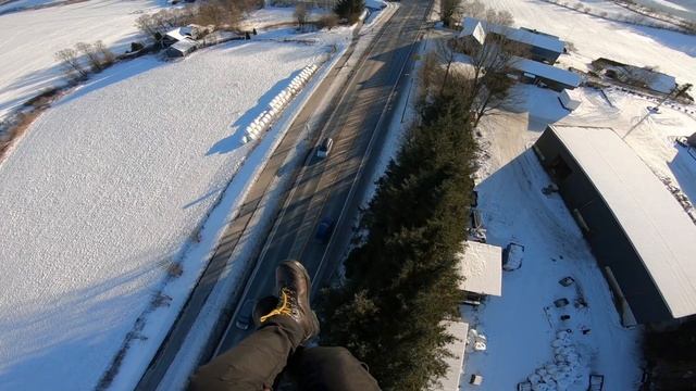 Winter Paragliding in Norway, season 2021 part2 смотреть онлайн