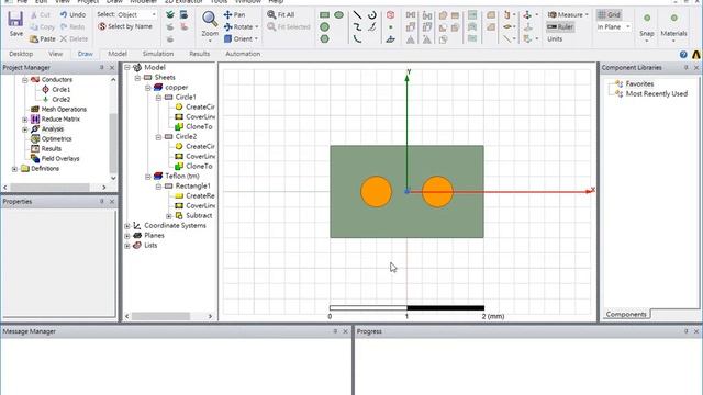 How to extract RLGC Model of Transmission Line with 2D Extractor смотреть онлайн