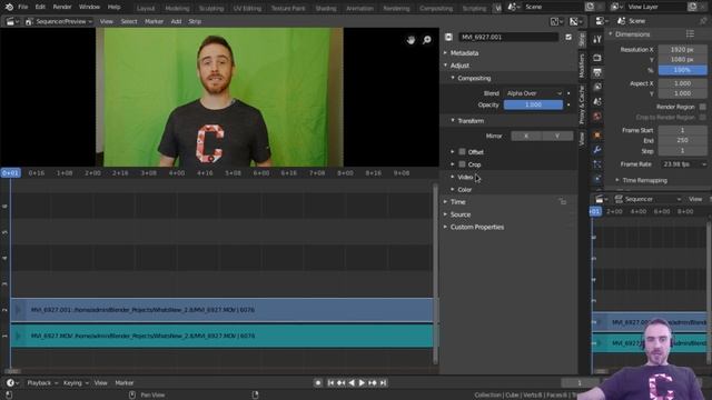 New WORKSPACES + My Setup in the Blender 2.8 Video Sequence Editor (VSE) смотреть онлайн